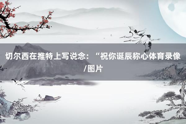 切爾西在推特上寫說念：“祝你誕辰稱心體育錄像/圖片