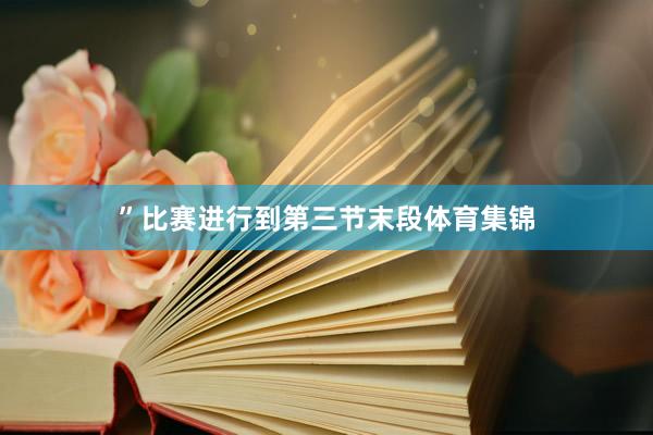 ”比賽進行到第三節末段體育集錦