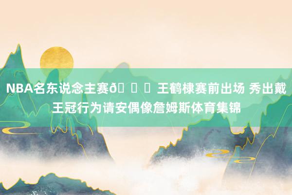 NBA名東說念主賽??王鶴棣賽前出場 秀出戴王冠行為請安偶像詹姆斯體育集錦