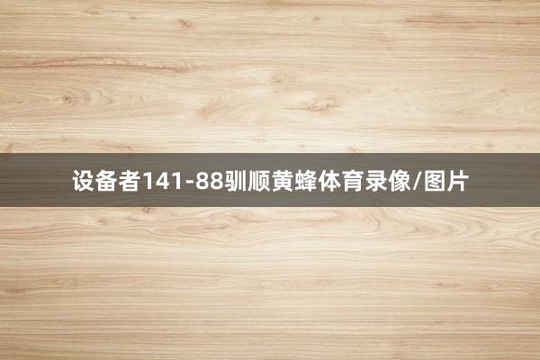 設(shè)備者141-88馴順黃蜂體育錄像/圖片