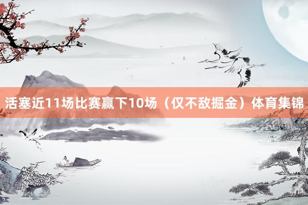 活塞近11場比賽贏下10場（僅不敵掘金）體育集錦