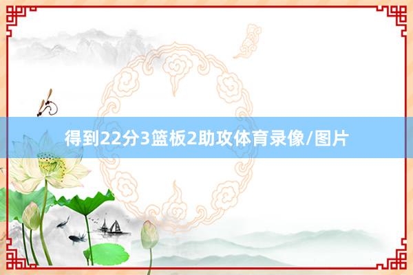 得到22分3籃板2助攻體育錄像/圖片