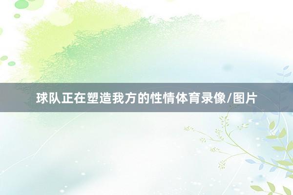 球隊正在塑造我方的性情體育錄像/圖片
